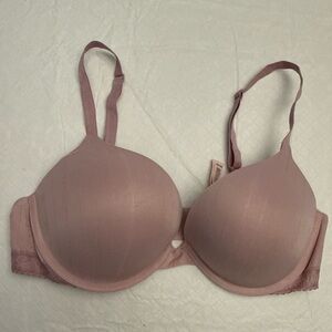 Victoria's Secret T-Shirt push up plunge Bra in Dusty Mauve